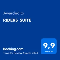 Booking.com Traveller Review Awards 2024, RIDERS SUITE, 9,9 von 10